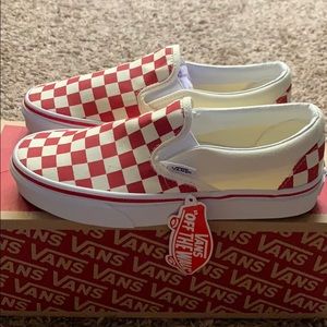 VANS Classic slip on red checkered